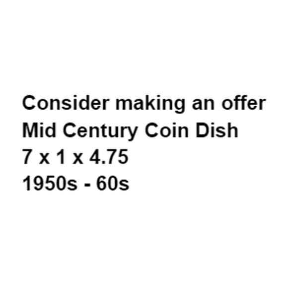 Mid Century Trinket Dish Pottery Petal Sculpted Atomic Mauve Vintage Coin Dish - Picture 2 of 7